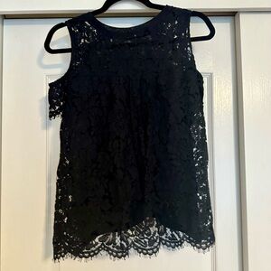 Black lace shirt